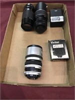 Flat of camera parts