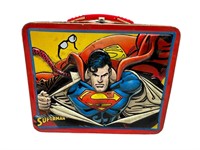 Superman Embossed Metal Lunch Box