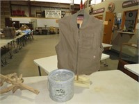 MINNOW BUCKET & MEDIUM FISHING VEST