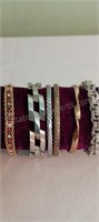 6 Costume Jewelry Bracelets Inc Trifari