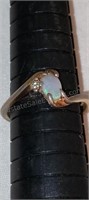 18kt HGE Opal Ring Size 7