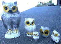 Garden Figurines: Owls