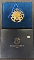 US Holiday Mint Ornament 2000