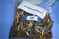 .38 Special  Empty Brass Cartridges