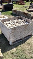 Box of landscaping stone