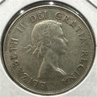 1953 50 Cents Silver Coin- Large Date (LD)