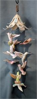 Porcelain Hummingbird Chime