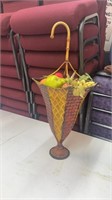 Umbrella Holder with Fruit