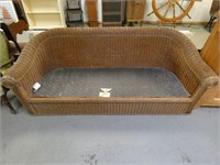 Wicker Sofa By Henry Link