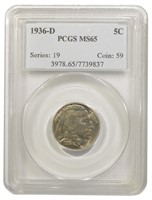 PCGS MS-65 1936-D Nickel
