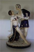 Moriyama Porcelain Dancing Couple Figurine