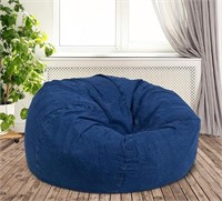 Oversized Bean Bag Chair, Denim