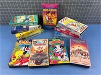 KIDS VHS TAPES W/ WOODY & MORE VINTAGE