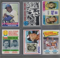 Hank Aaron '76 Topps, Nolan Ryan Saves the Day '70