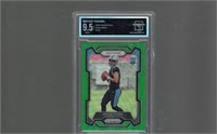 Bryce Young Green Wave Prizm Rookie Card 2023