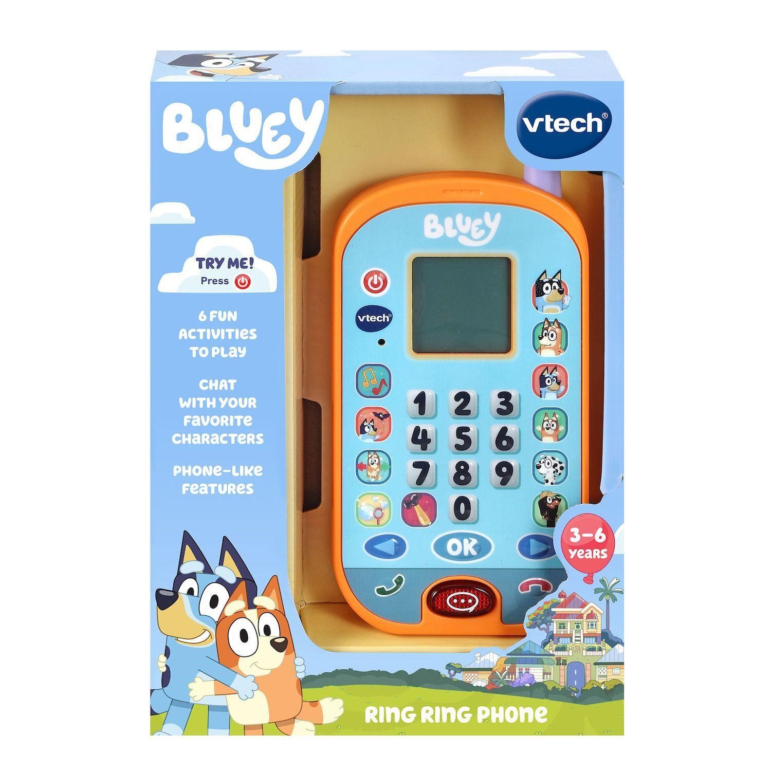 $15  VTech Bluey Ring Ring Phone Interactive Toy
