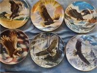 Mt. Rushmore & (4) Eagle Collector Plates