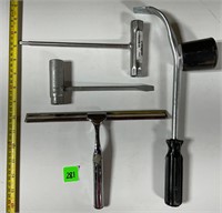 Hub Cap Tool ,T-Wrenches,Stainless Squeegee
