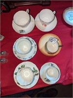 Teacups and saucers