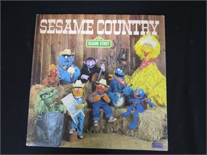 CAROLL SPINNEY SIGNED SEASAME STREET COVER