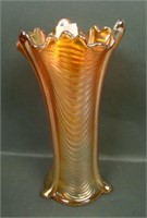 8” Tall N Drapery Swung Vase – Dk. Mari. (nice