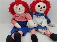 Raggedy Anne & Andy Stuffed Dolls