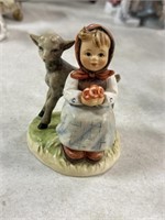 Hummel collectible - girl and sheep