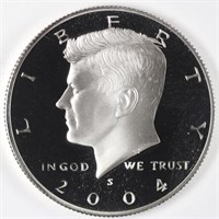 2004-S 90% Silver Proof Kennedy Half Dollar