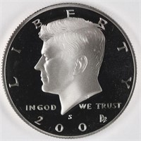 2004-S 90% Silver Proof Kennedy Half Dollar