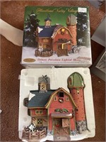 Christmas village barn