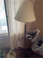 Lamp with table