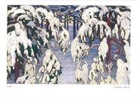 Lawren S. Harris (1885-1970) "Snow " 7x9 Giclee