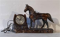 Western Horse Clock