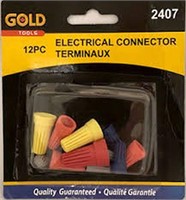 (4) 12-Pc Gold Tools Electrical Connectors, 2407