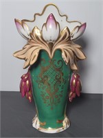 Porcelain floral vase