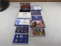 1975, 2005, & 2007 US Mint Proof Sets
