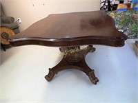 Antique Walnut Pedestal Table