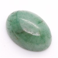 7 ct Glass Filled Emerald Cabochon