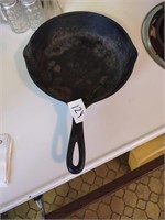 No 5 cast iron 8" skillet. Will need some