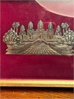 Metal Wall Plaque From Angkor Wat Cambodia.