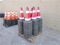 Unused 27" Traffic Cones (QTY 130)