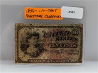 1856 10 Cent Fractional Currency