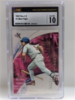 2002 Fleer E-X Albert Pujols #2 CSG 10