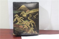 A Japanese Paper Mache Box