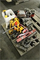 PALLET LOT - (7) ASSORTED BACKHOE TEETH, (2)