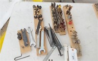 ROUTER- SHAPER BITS AND WRENCHES- 
LARGE LOT