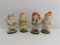 Cute little girl figurines, Occupied Japan, each
