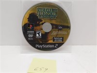 PLAY STATION PS2 MEDAL OF HONOR FRONTLINE GAME