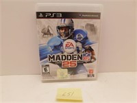 PLAY STATION PS3 MADDEN 25 GAME