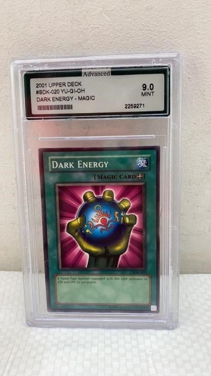 2001 Upper Deck Yu-Gi-Oh Dark Energy magic card